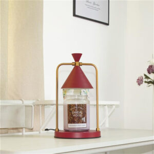 Bedroom Candle Warmer Night Lamp Red Aromatherapy Melting Wax Lamp Timer Dimming