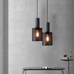 Kitchen Pendant Light Home Lamps Bedroom Pendant Lighting Black Hotel Ceiling Lamp 28cm