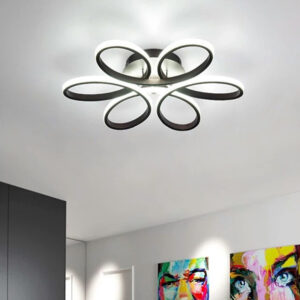 Bedroom Ceiling Light Home Black Ceiling Lighting LED Bar Ceiling Lamp 58cm White Lights