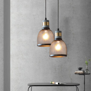 Kitchen Pendant Light Bar Lamps Bedroom Pendant Lighting Black Hotel Ceiling Lamp 23cm