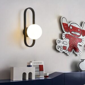 Bedroom Wall Lamp Hallway Wall Lights Glass Wall Lamps Home Black Wall Lighting G9 Bulb