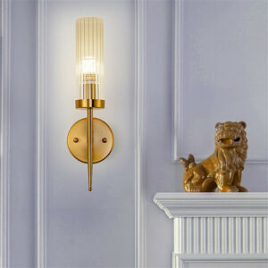 Bedroom Wall Lights Balcony Wall Lamps Hallway Glass Wall Lamp Home Gold Wall Lighting E27 Bulb