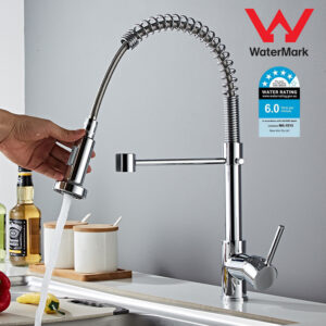 Kitchen Faucet Home Taps Laundry Sink Basin Mixer Taps Stainless Steel Swivel Chrome