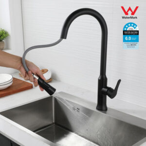Kitchen Taps Home Black Pull Out Faucet Laundry Sink Basin Mixer Tap Stainless Steel