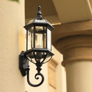 Outdoor Wall Lamp Garden BlackWall Lighting Balcony Wall Lamps Home Retro Wall Light