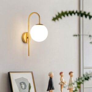 Bedroom Wall Lamp Black Wall Lights Hallway Glass Wall Lamps Home Wall Lighting E27 Bulb