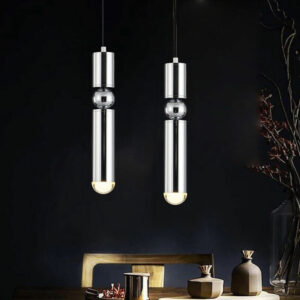 Kitchen Pendant Light Shop Lamps Hotel Pendant Lighting Bedroom Silver Ceiling Lamp 37cm