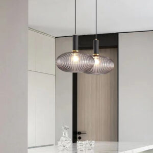 Kitchen Pendant Lighting Glass Home Pendant Light Shop Lamps Bedroom Ceiling Lamp Grey Glass