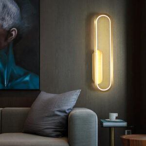 Bedroom Wall Light LED Wall Lamps Hallway Copper Wall Lamp Home Gold Wall Lighting 18W