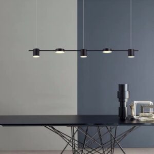 LED Pendant Light Home Lamp Kitchen Chandelier Lighting Hotel Black Ceiling Lights Tricolor