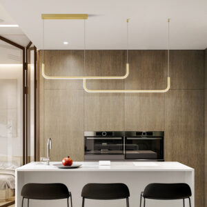 Kitchen Pendant Light LED Chandelier Lighting Home Lamp Gold Ceiling Lights Warm White Lights