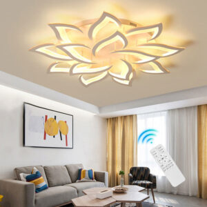 Bedroom Ceiling Lighting White Ceiling Light Kitchen Lamp LED Ceiling Lights Remote 14 Heads
